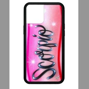 Wildflower Scorpio Airbrush iPhone Case
